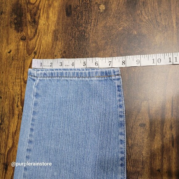 Vtg Levi's Jeans 16 L Relaxed Taper 550 High Rise Medium Light Wash Y2K Western - Picture 10 of 11